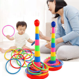 Creative Stacking Music Set Circle Toy Large Parent Child Throwing Ring Children's Stress Relieving Toy