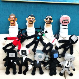 Kibidi toy toilet person monitor audio person doll Stuffed toy